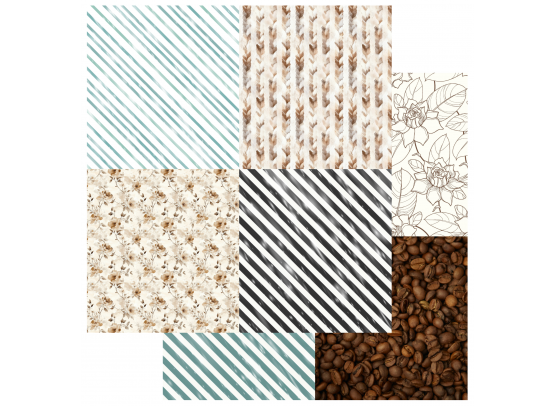 Add on Januar - PTW Design - 6x6 Januar Kit 2026 Papirsampak - 6 ark 12x12 - Sælges kun til kitklubmedlemmer