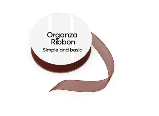 Simple and Basic - Grosgrain Ribbon - Rusty Brown - 8 mm x 10m