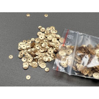 Sequins - Mat Guld