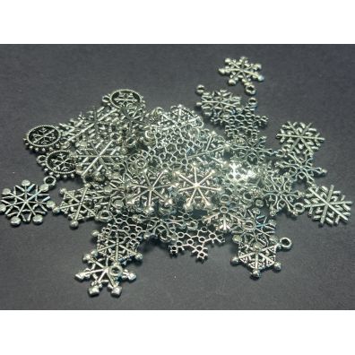 Metal Vedhæng - Snefnug