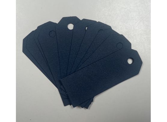 Små Manillamærker - Navy ca. 11 stk.