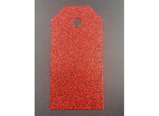 Manillamærker - Glitter Rød ca. 13 stk.
