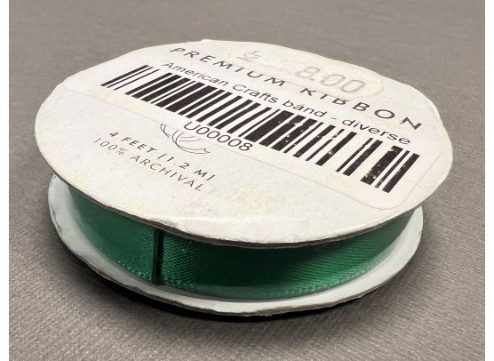 American Crafts - Premium Ribbon - Green