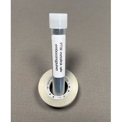 PTW Embossingpulver - Metallisk Sølv