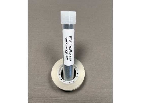 PTW Embossingpulver - Metallisk Sølv