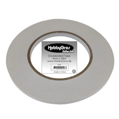 Dobbeltklæbende tape 6mm