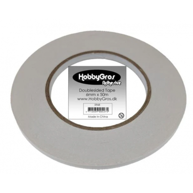 Dobbeltklæbende tape 6mm
