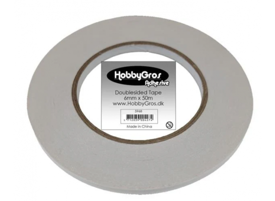 Dobbeltklæbende tape 6mm