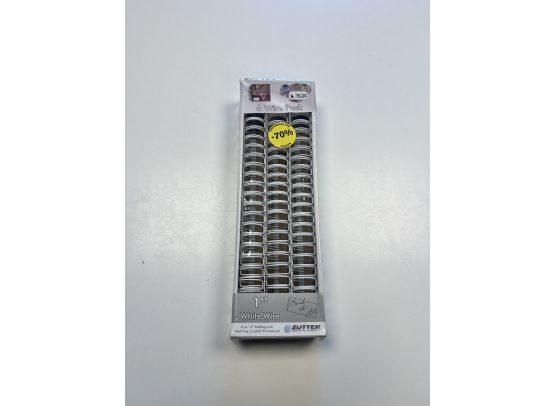 WHITE -OWIRE BIND/ALL 1"