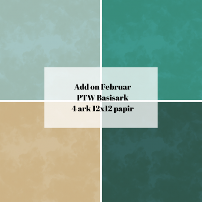 Add on Februar - PTW Design - Februar Basis sampak - sælges kun til kitklubmedlemmer