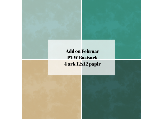 Add on Februar - PTW Design - Februar Basis sampak - sælges kun til kitklubmedlemmer
