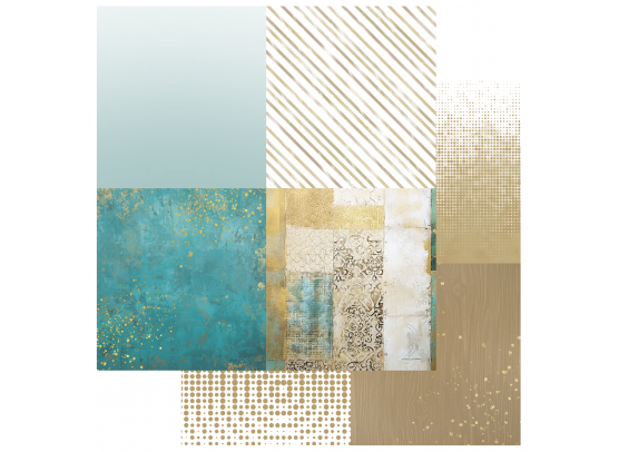 Add on Februar - PTW Design - 6x6 Februar Kit 2026 Papirsampak - 6 ark 12x12 - Sælges kun til kitklubmedlemmer