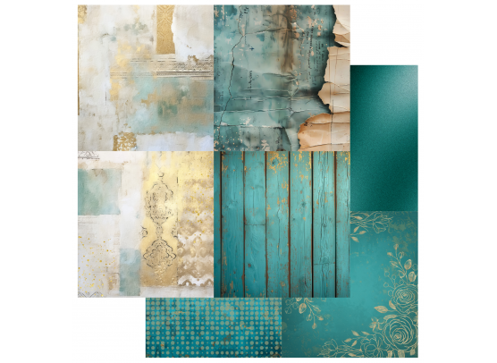 Add on Februar - PTW Design - 6x6 Februar Kit 2026 Papirsampak - 6 ark 12x12 - Sælges kun til kitklubmedlemmer