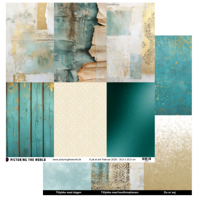 Add on Februar - PTW Design - Februar 2026 - 6 på 1 ark - sælges kun til kitklubmedlemmer.