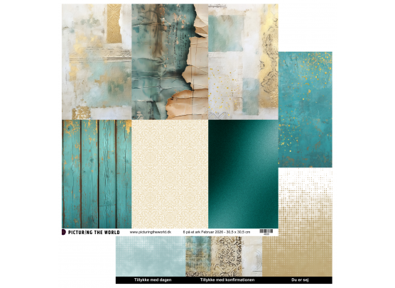 Add on Februar - PTW Design - Februar 2026 - 6 på 1 ark - sælges kun til kitklubmedlemmer.