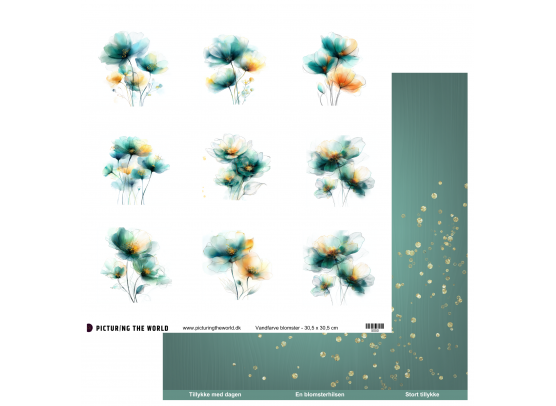 Add on August - PTW Design - April Klippeark og Papirsampak - 9 ark 12x12