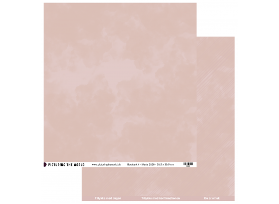 Add on Marts - PTW Design - Basisark 4 - Marts 2026 - sælges kun til kitklubmedlemmer