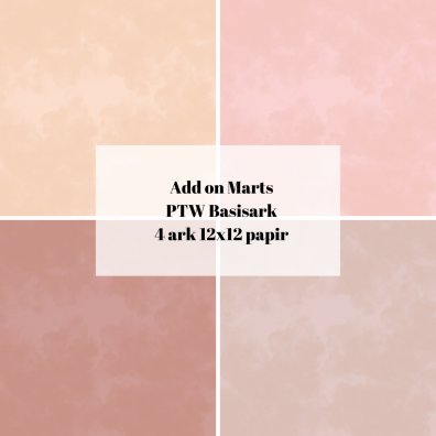 Add on Marts - PTW Design - Marts Basis sampak - sælges kun til kitklubmedlemmer