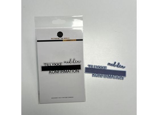 Add on Marts - PTW Design Dies - Tillykke Konfirmation