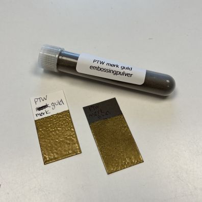 PTW Embossingpulver - Mørk Guld