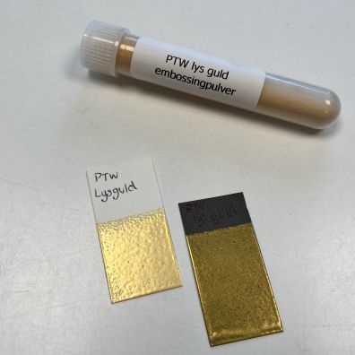 PTW Embossingpulver - Lys Guld