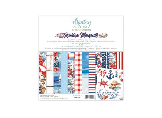 Mintay Papers - Riviera Moments - 8x8 Paper Pad