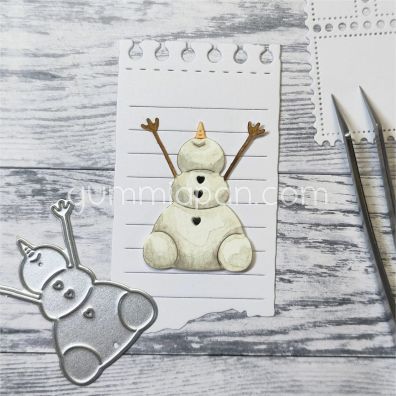 Gummiapan Dies - Happy Snowman