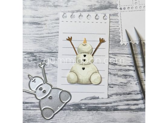 Gummiapan Dies - Happy Snowman