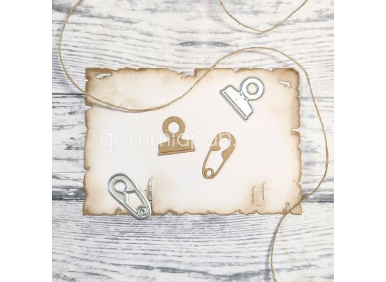 Gummiapan Dies - Safety Pin & Clip