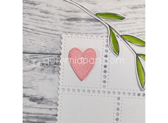 Gummiapan Dies - Small Heart Tag