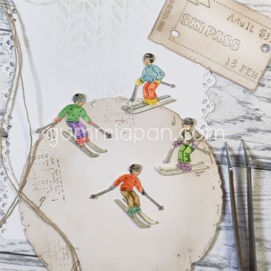 Gummiapan Dies - Slalom Skier