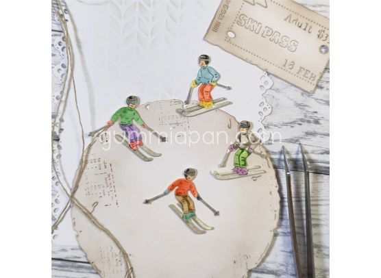 Gummiapan Dies - Slalom Skier