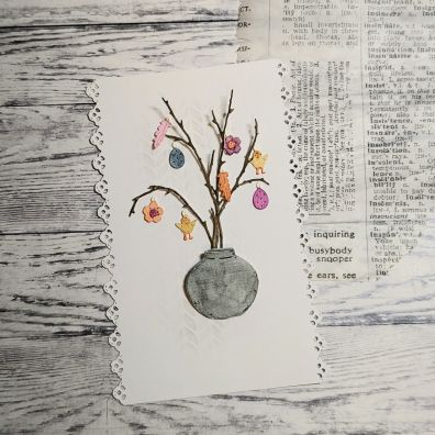 Gummiapan Dies - Decorated Birch Twigs