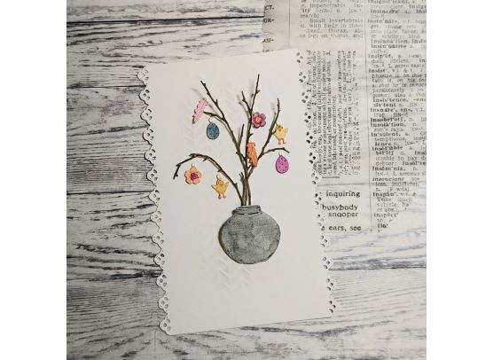 Gummiapan Dies - Decorated Birch Twigs