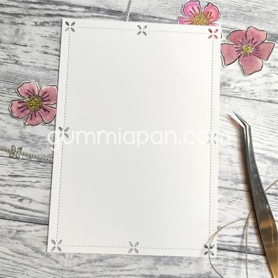 Gummiapan Dies - Frame With Petals