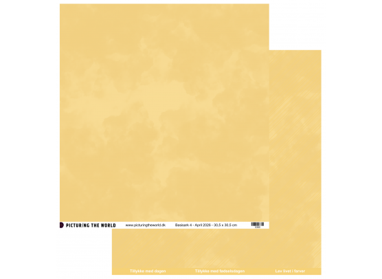 Add on April - PTW Design - Basisark 4 - April 2026 - sælges kun til kitklubmedlemmer
