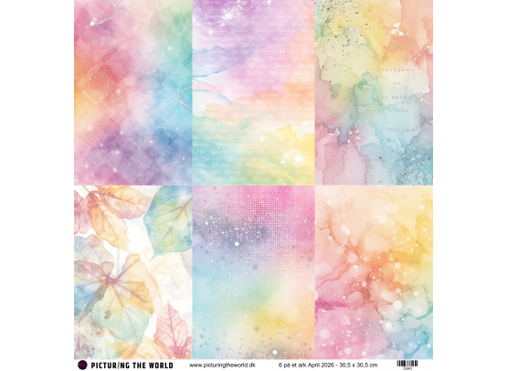 Add on April - PTW Design - April 2026 - 6 på 1 ark - sælges kun til kitklubmedlemmer.
