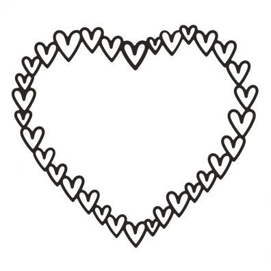 Mundart Stempel - Cutting Die - Heart Frame