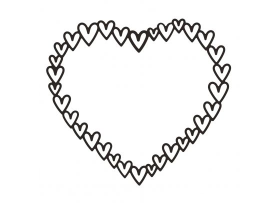 Mundart Stempel - Cutting Die - Heart Frame