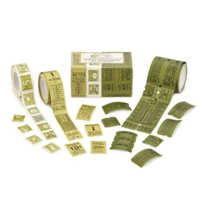 49 And Market - Ticket Essentials - Perforated Tickets and Stamps - 3 Rolls - Toast
