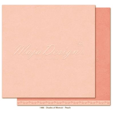 Monochromes - Shades of Memoir - Peach 12x12 papir fra Maja Design
