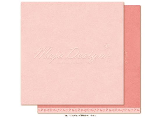 Monochromes - Shades of Memoir - Pink 12x12 papir fra Maja Design