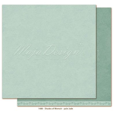 Monochromes - Shades of Memoir - Pale Jade 12x12 papir fra Maja Design