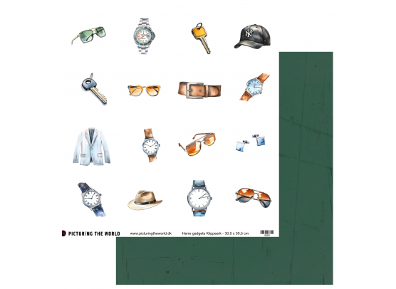 PTW Design - Maskuline Klippeark - Herre Gadgets 12x12 Klippeark