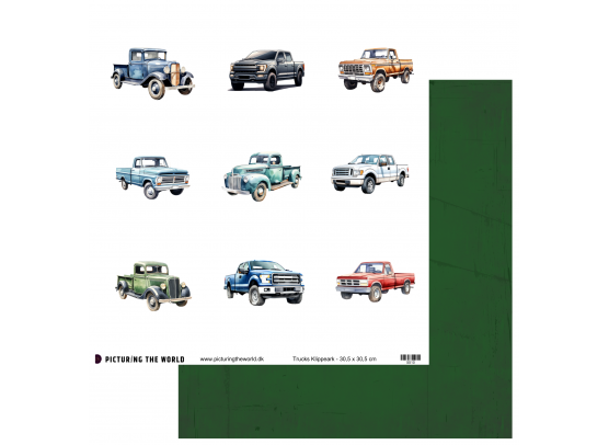 PTW Design - Maskuline Klippeark - Trucks 12x12 Klippeark