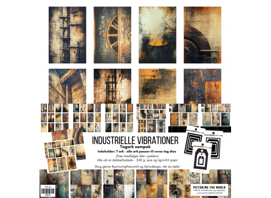 PTW Design - Industrielle Vibrationer - Klippeark Sampak - 7 ark
