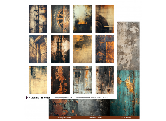 PTW Design - Industrielle Vibrationer - Klippeark Sampak - 7 ark