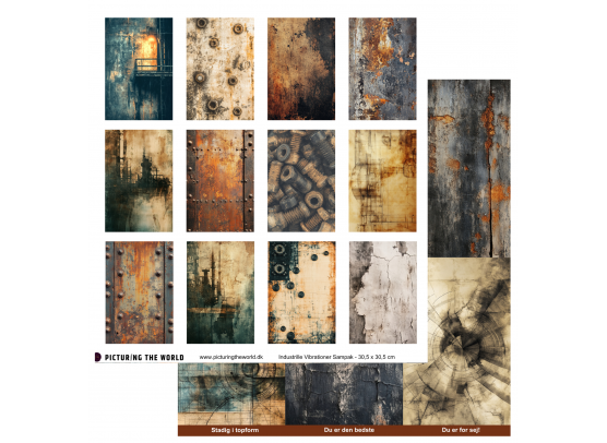 PTW Design - Industrielle Vibrationer - Klippeark Sampak - 7 ark