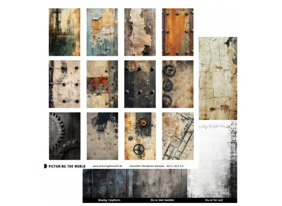 PTW Design - Industrielle Vibrationer - Klippeark Sampak - 7 ark