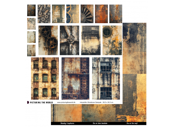 PTW Design - Industrielle Vibrationer - Klippeark Sampak - 7 ark